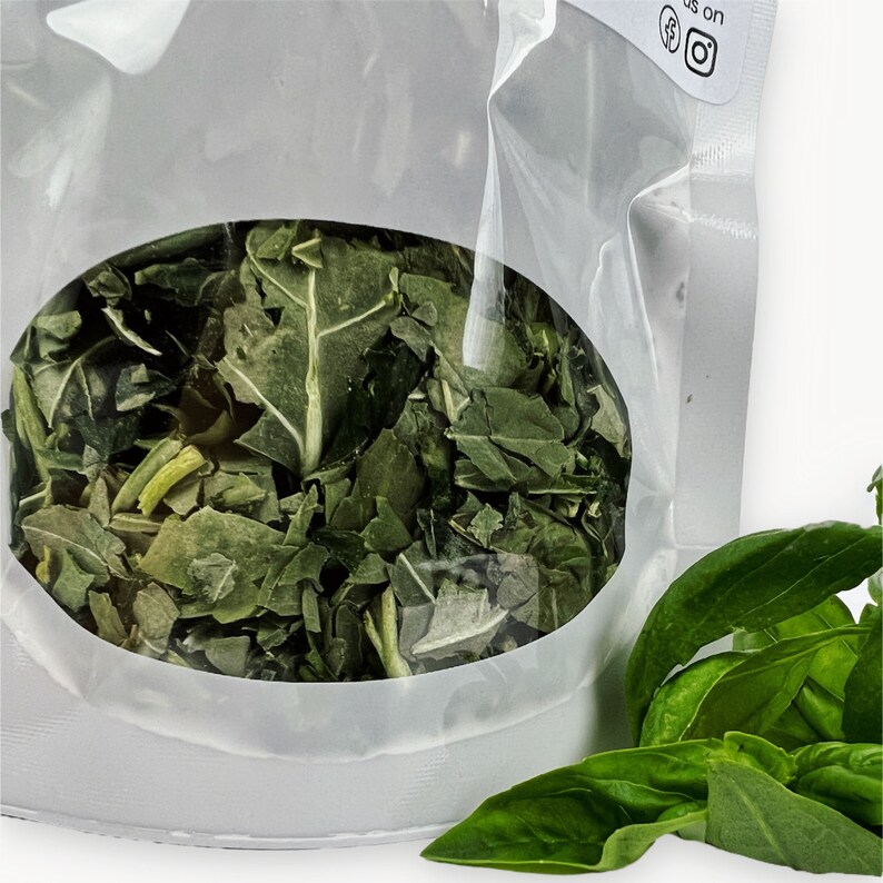 Freeze Dried BASIL Herbs Spices Etsy