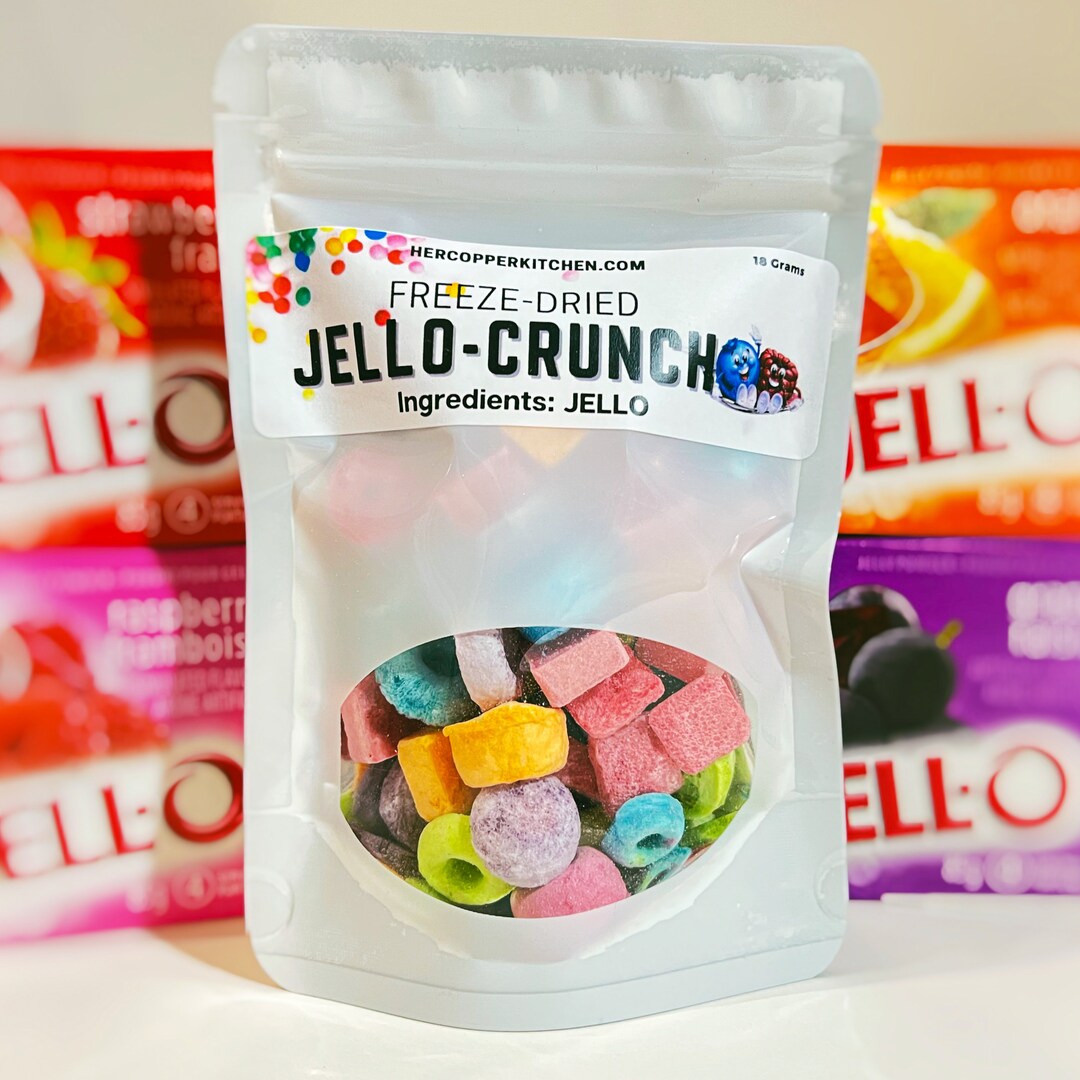 FREEZE DRIED JELLOCRUNCH freeze Dried Jello Etsy