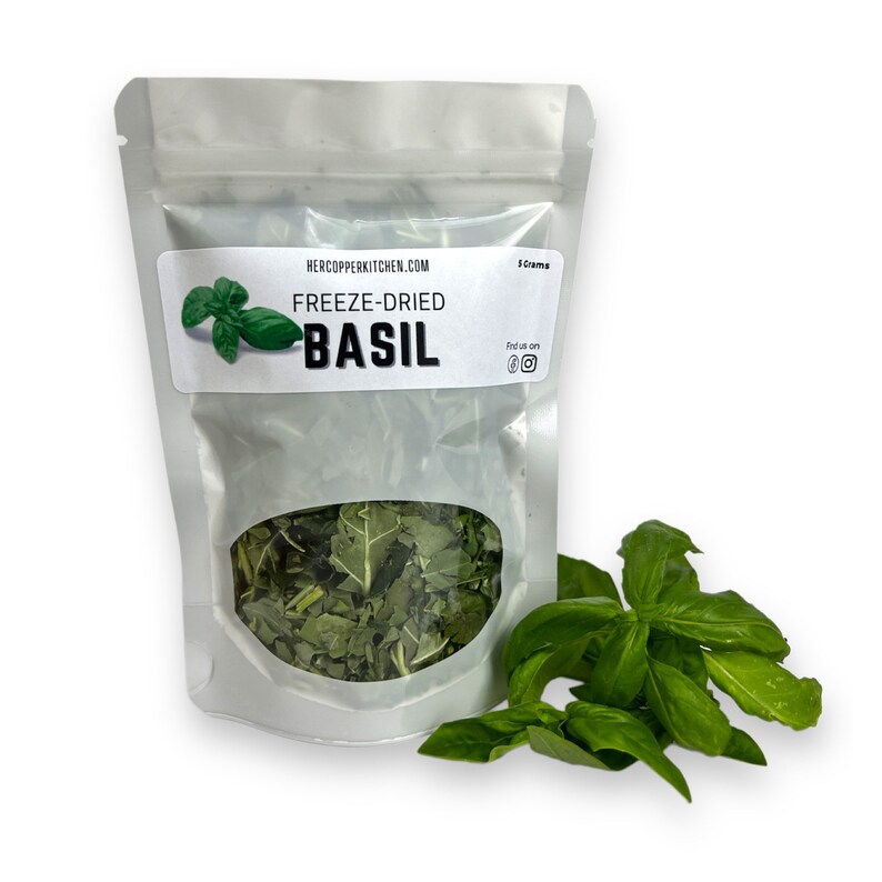 Freeze Dried BASIL Herbs Spices Etsy