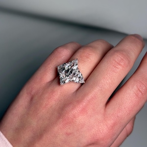 18k diamond ring