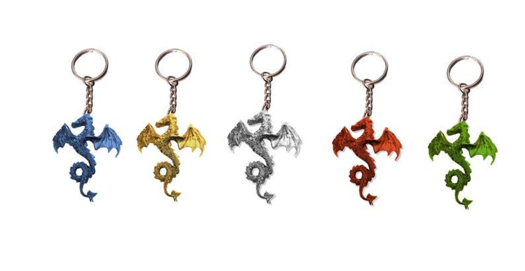 Plaster Keychains Ceramic Plaster Resin Dragon Ornament/magnet/keychain,unpainted Paint ...