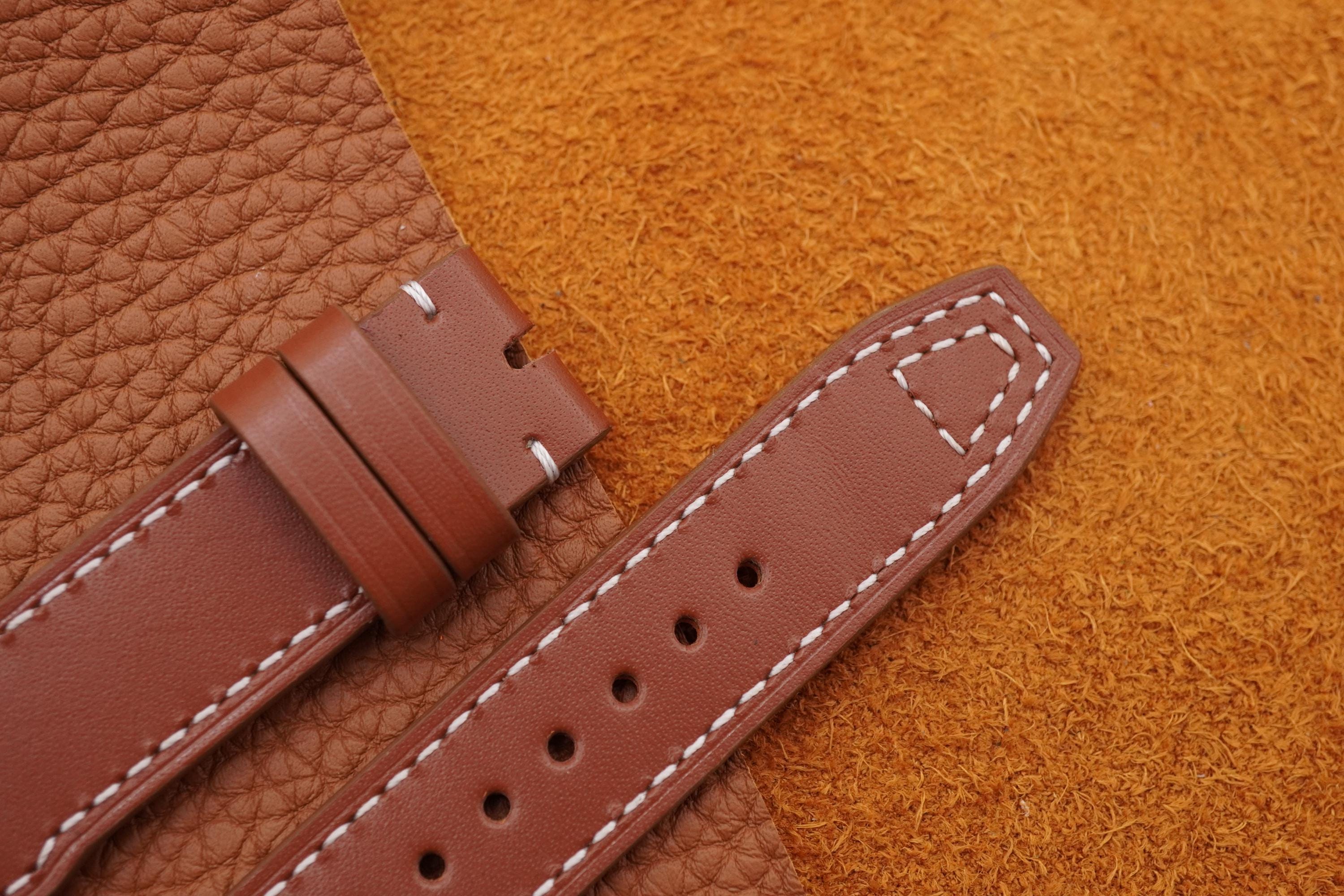 Bracelet De Montre Cuir Marron Morellato TIBET NABUC 16mm – Neuf Vintage Homme Italie