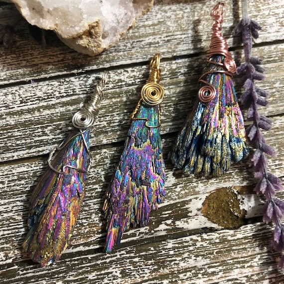Titanium kyanite best sale necklace