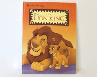 Disney's The Lion King Big Golden Book - Child's Gift - Illustrated Children's Book - African Animals