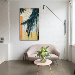 Abstract painting original. Acrylic abstract painting on canvas. Expressive abstract. Fine art. Home decor art. Unique abstract painting.