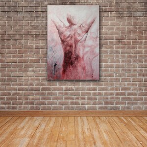 Original figurative painting. Modern art painting. Collection art. Unique fine art painting on canvas. Symbolic art painting.Greek mythology