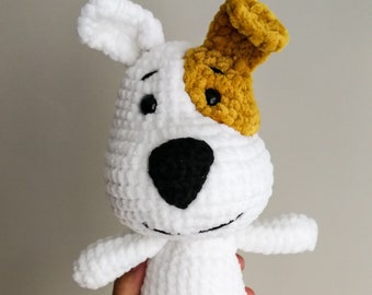 Amigurumi pattern - piebald doggy