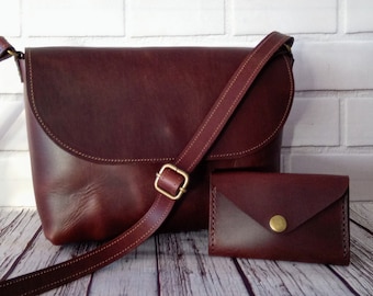 Leather crossbody bag,Shoulder bag, Minimalist bag,Gift for her,Women leather bag ,Mother day gift