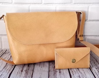 Crossbody leather bag,Gift for her,Minimalist Leather bag,Mother day gift,Personalized bag