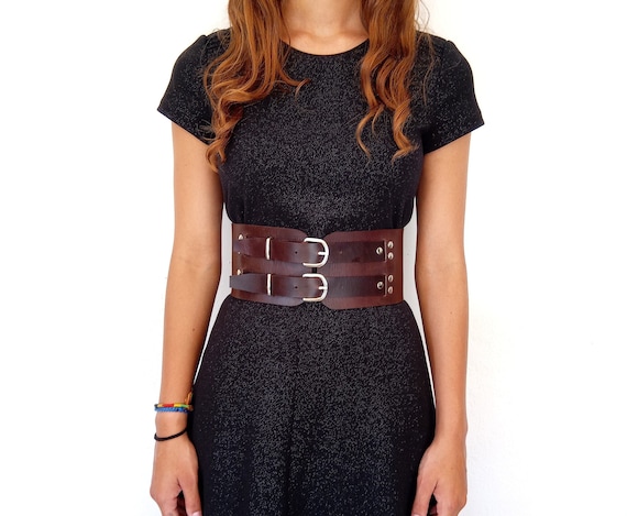 Wide Leather Belt, Underbust Corset Belt,wide Black Belt, Leather  Corset,natural Leather Belt, Women Waist Belt -  Singapore