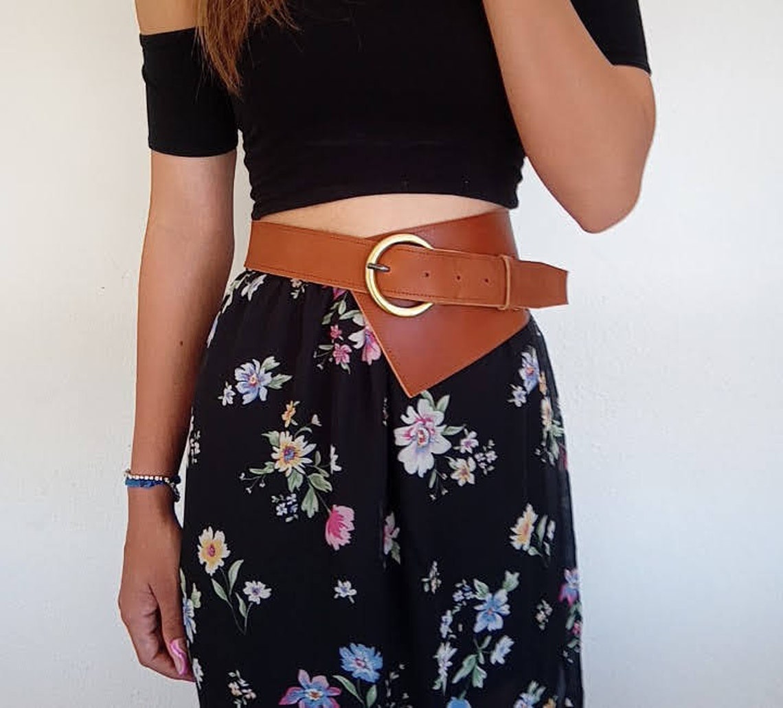 plus size brown belt