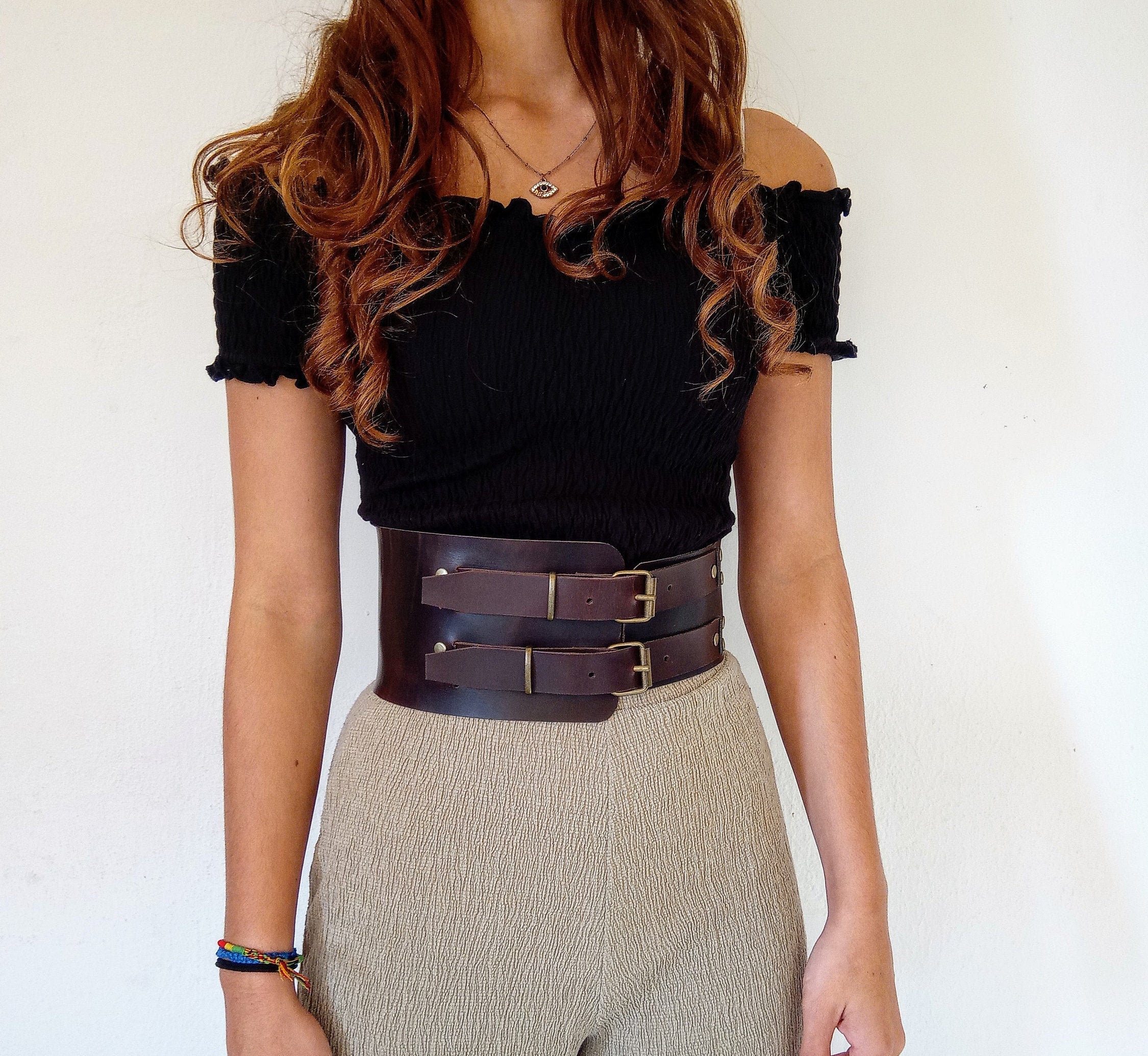 Wide Leather Belt,leather Waist Belt,plus Size Belt, Fashion Dress Leather  Belt,leather Corset Belt -  Finland