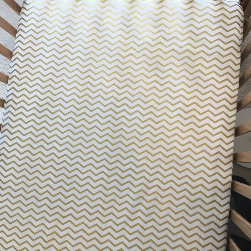 Fox & Chevron Fitted Crib Sheets