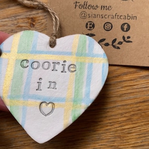 Coorie in Tartan Heart