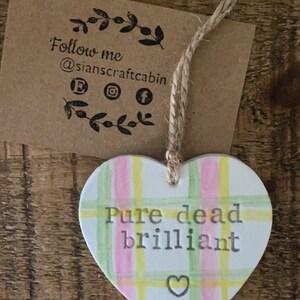 Pure dead brilliant Tartan Heart