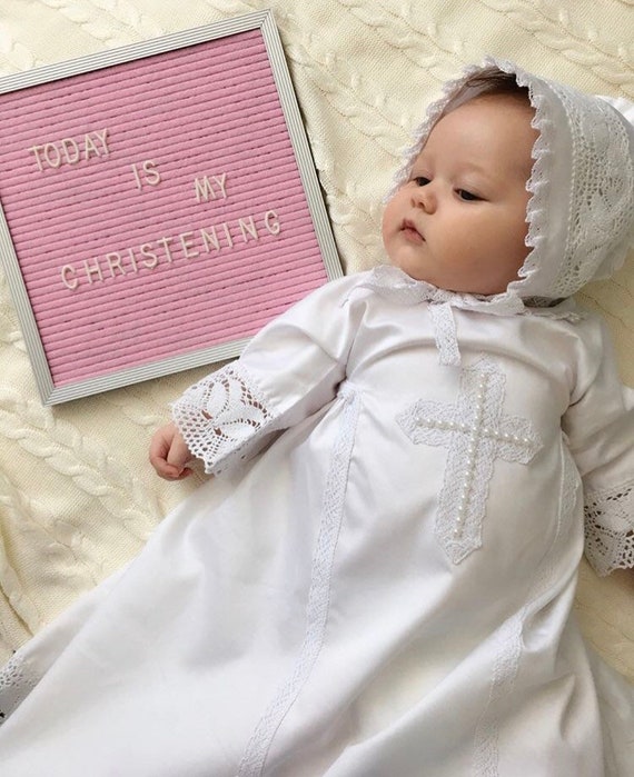 newborn christening gown