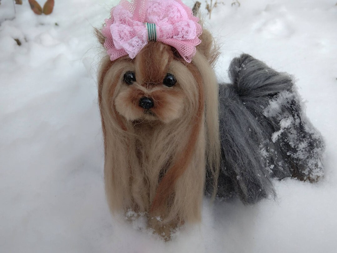 Needle Felted Yorkshire Terrier Puppy/dog