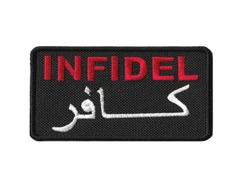 Embroidered PATCH "INFIDEL"