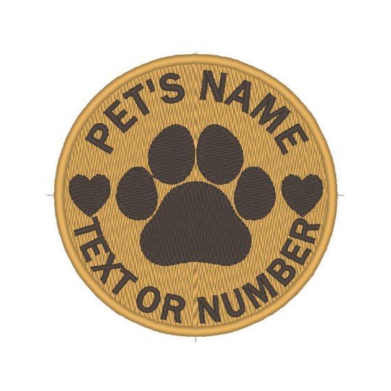 Custom Patch Embroider Name Tag Patch With Hook and Loop Fasteners
