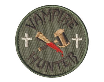 Embroidered PATCH "Vampire Hunter"