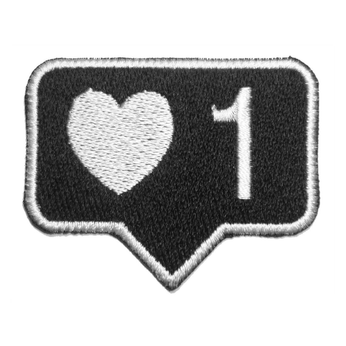 Embroidered PATCH " Like" With Hook and Loop Fasteners or Sew-on, Iron ...