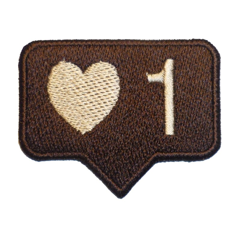 Embroidered PATCH Like With Hook and Loop Etsy