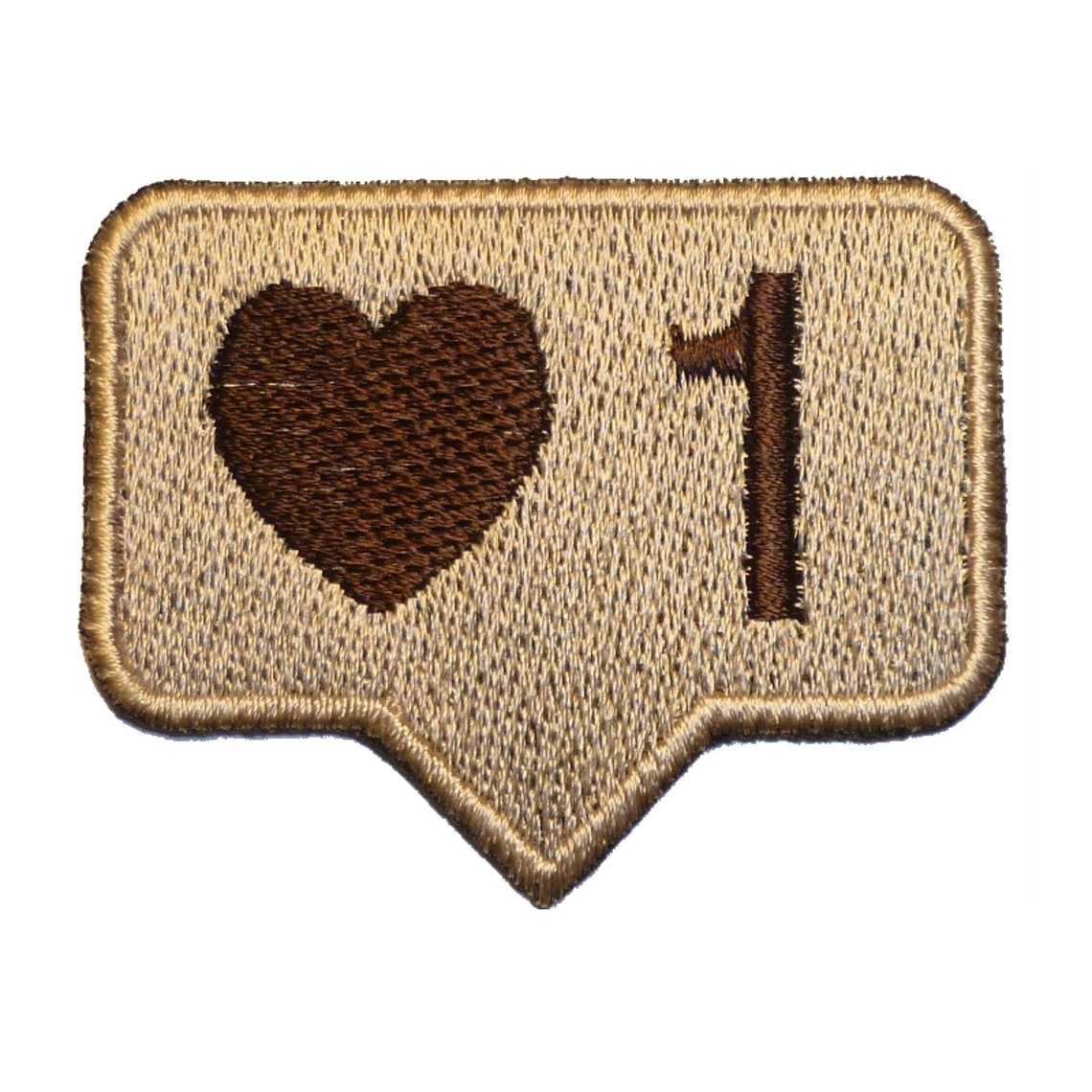 Embroidered PATCH " Like" With Hook and Loop Fasteners or Sew-on, Iron ...