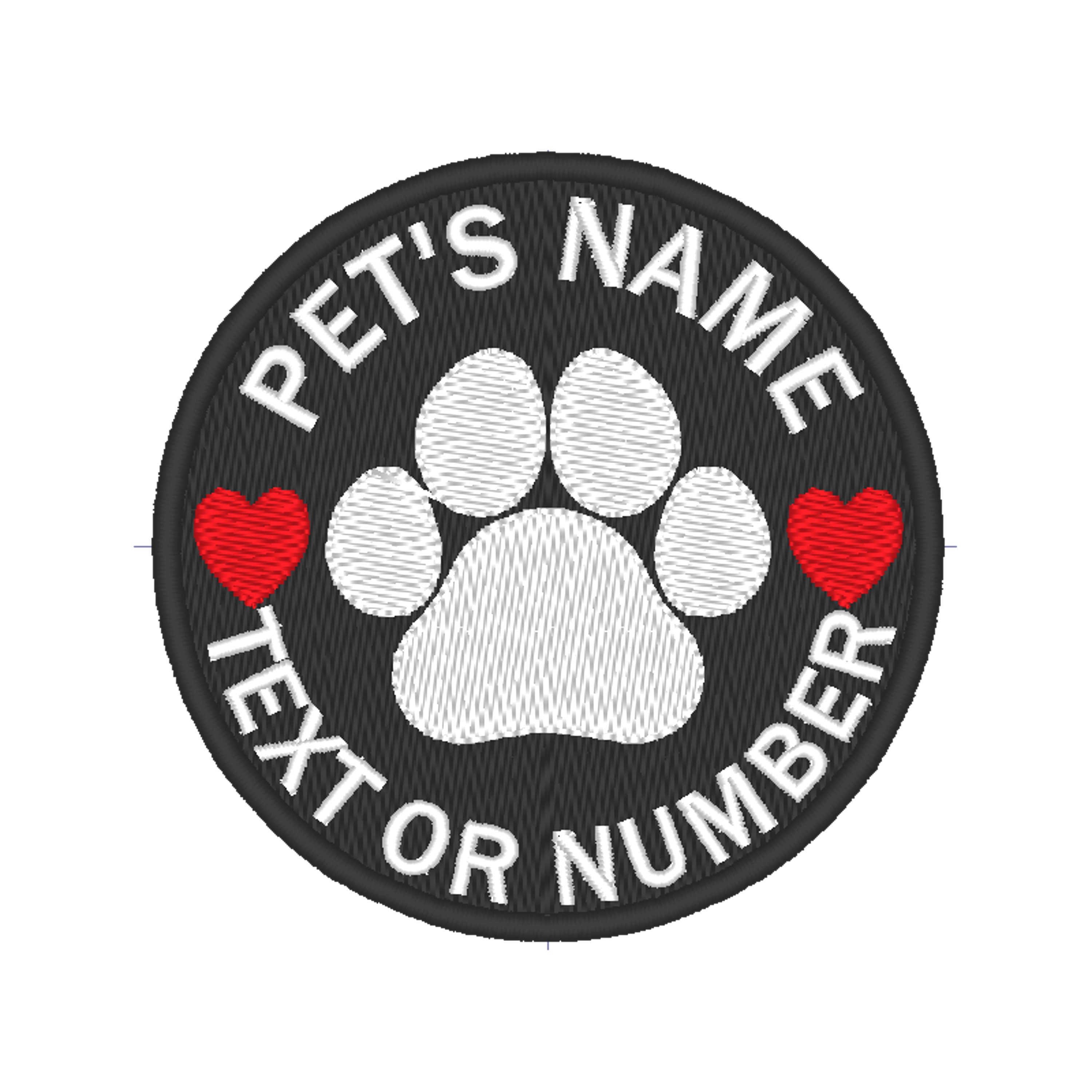 dog name patches