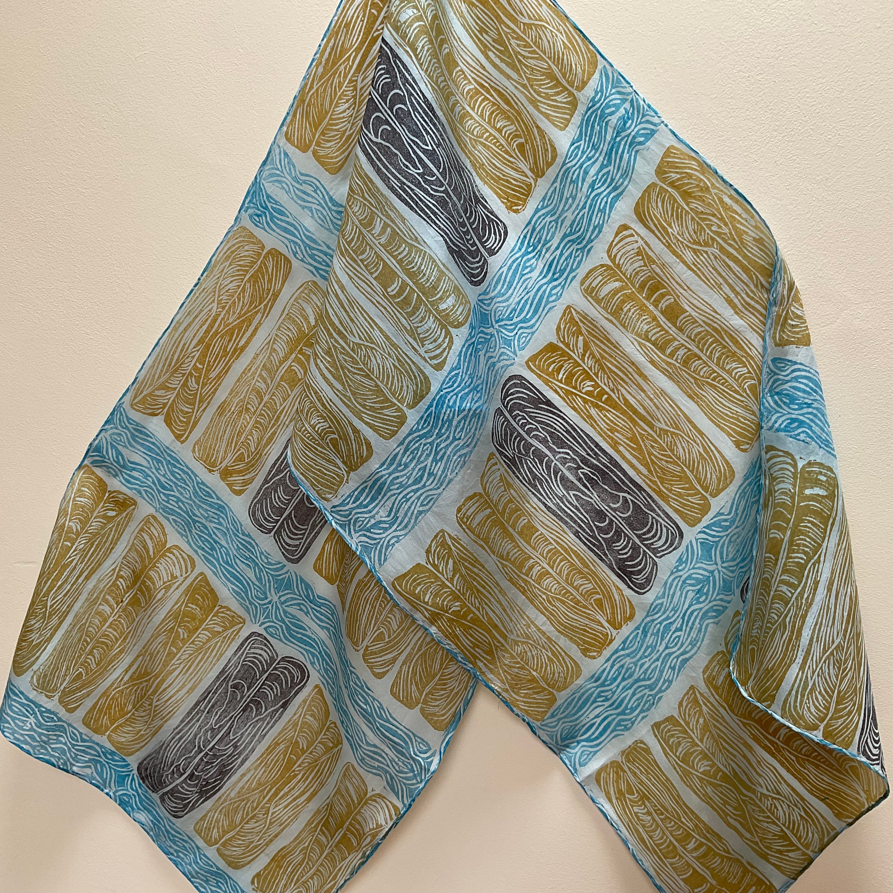 小物 Hand Printed Silk Scarf - blue il_fullxfull.4804625486_b3cm.jpg