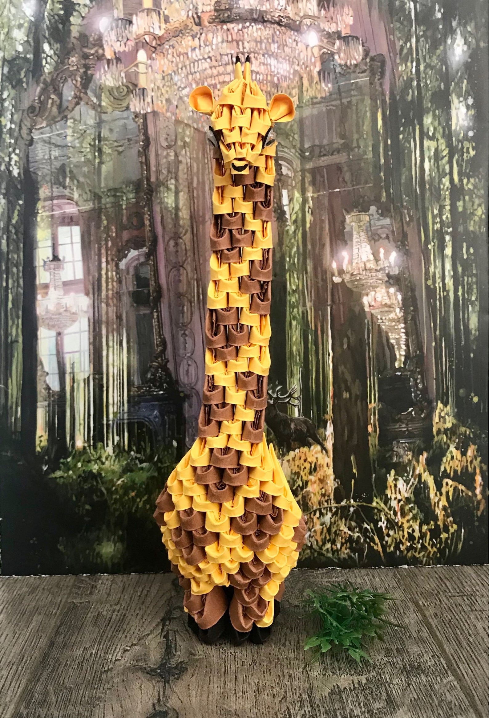 3D Origami Giraffe Etsy