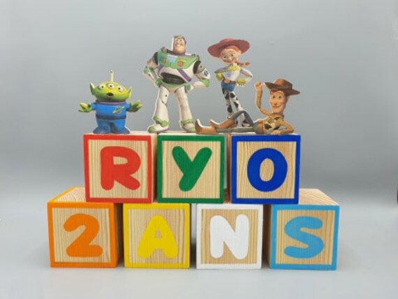 Cube En Bois Toy Story Personnalise Prenom En Bois Cadeau De Etsy Cube En Bois Toy Story Personnalise Prenom En Bois Cadeau De Etsy