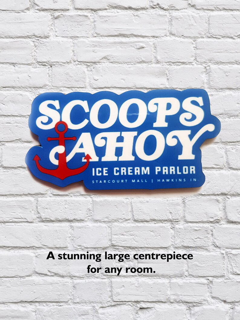 Scoops Ahoy Fridge Option for Large Wall Art Etsy