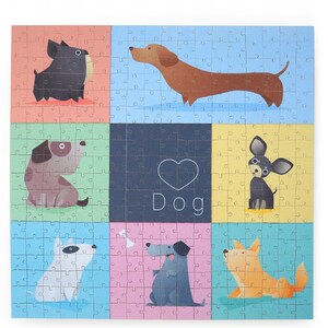 wooden  pooches puzzle
