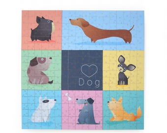 wooden  pooches puzzle