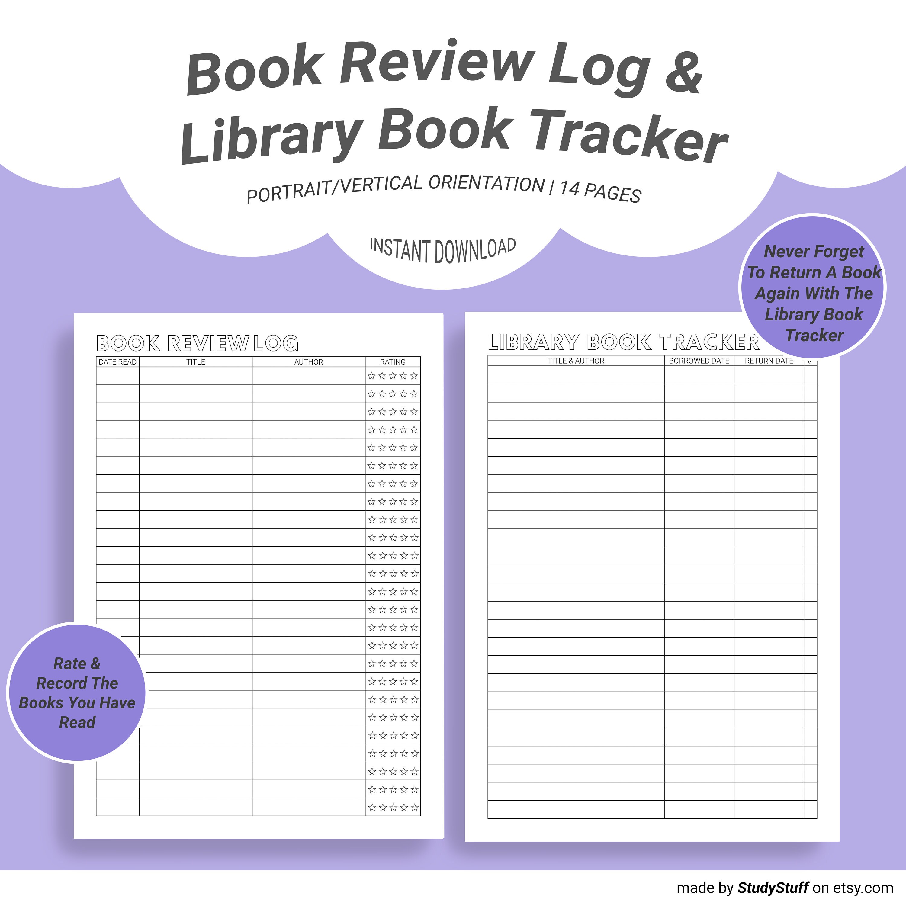 Reading Tracker Journal: Book Log Journal for Readers with a checklist to  write down the books you want to read, book tracker journal with room ti  write your review : Maryam, Rayeha