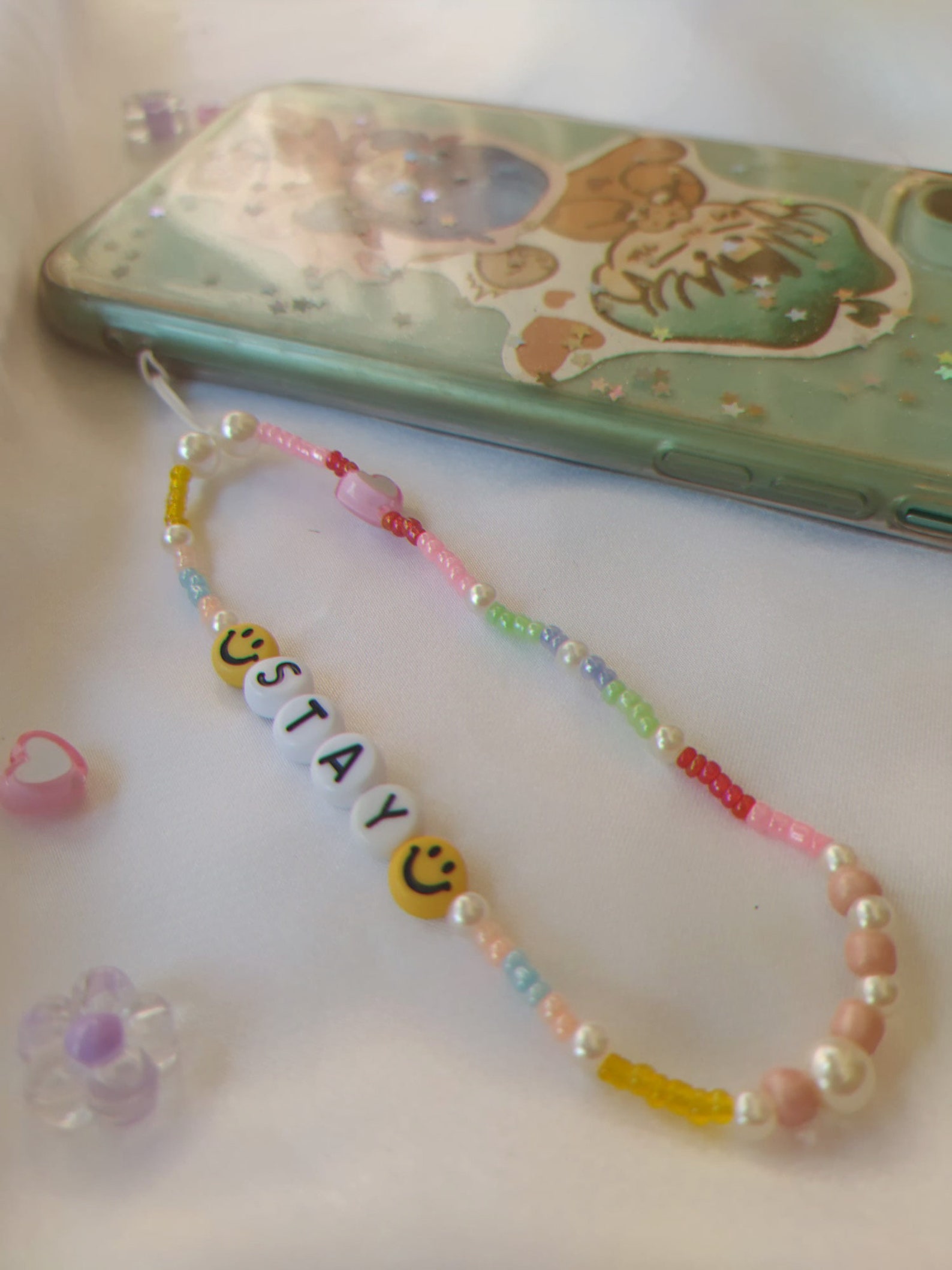 Kpop mobile bead pendant/ necklace/charm/bead keychain/Stray Etsy