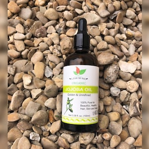 Jojoba Oil (Jojoba Oïl) cold pressed UNREFINED 100% Organic - 100ml