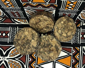 Savon Noir Africain Bio Sénégal | African Black Soap Exfoliant | Gommage Hammam Peau Sèche Corps