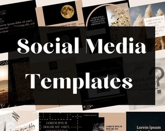 20 modelos de mídia social para pequenas empresas usando Canva