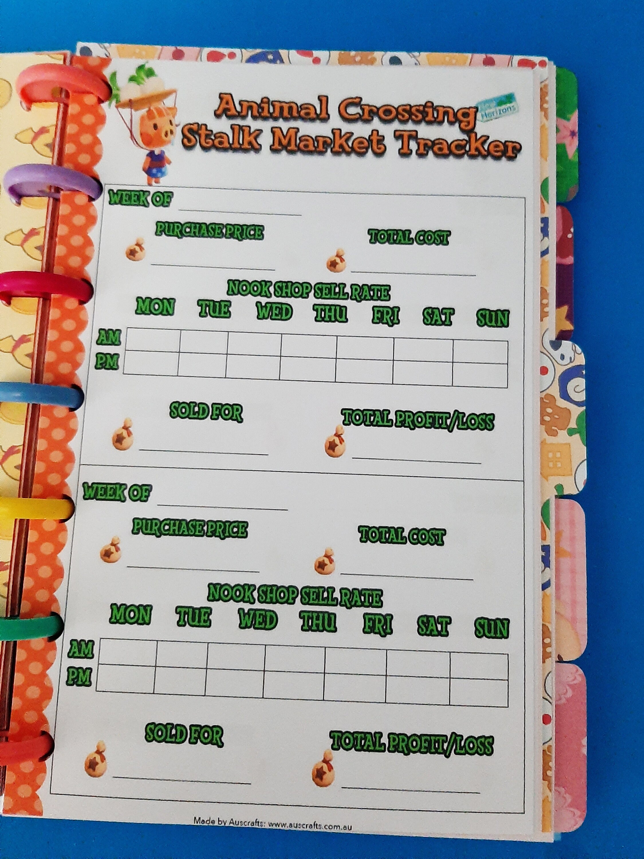 Animal Crossing Planner Guide Animal Crossing New Horizons | Etsy