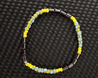 Yellow bracelet | Etsy