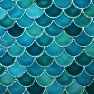 TILES - FISH SCALES #11