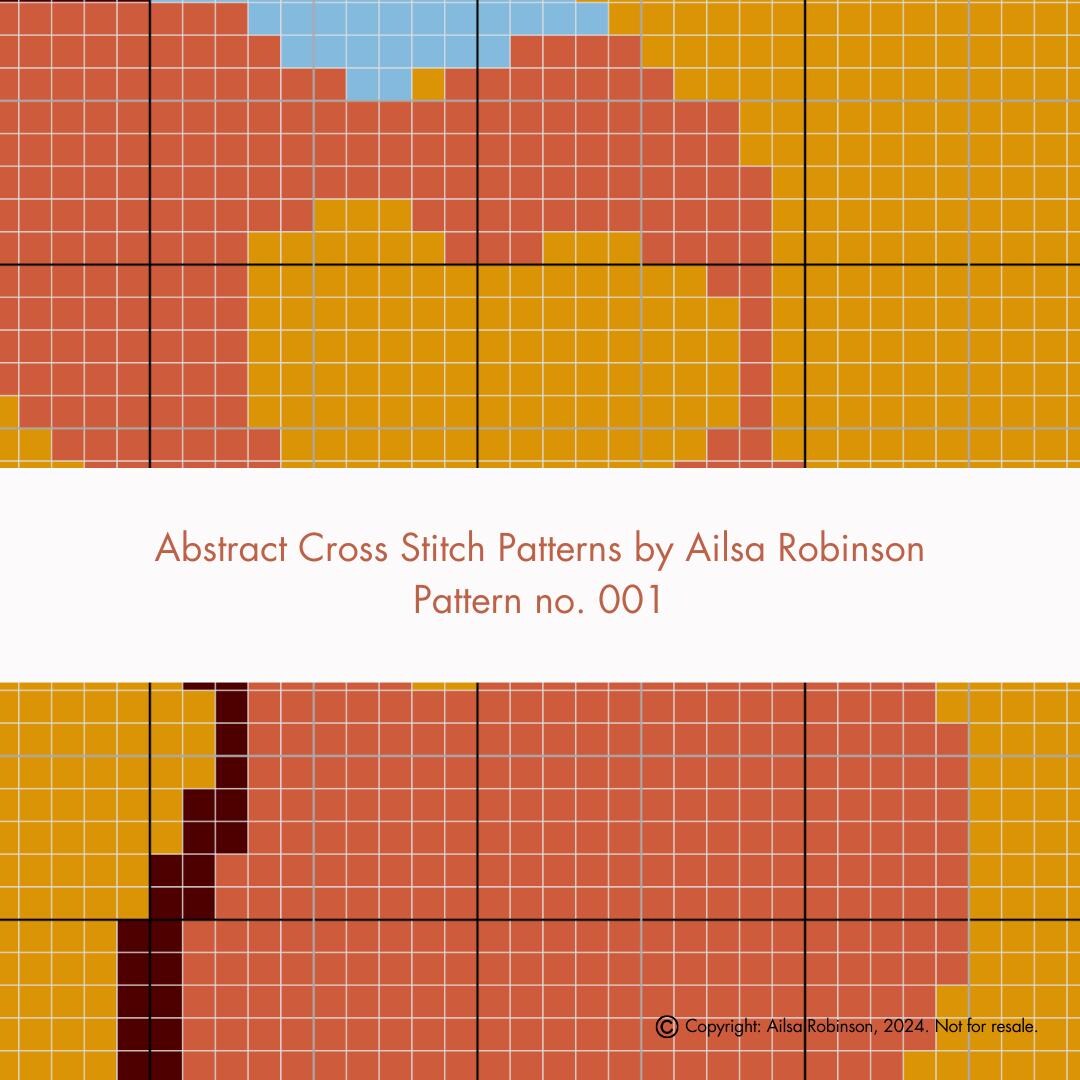 Abstract Cross Stitch Pattern (pattern No. 003) - Etsy