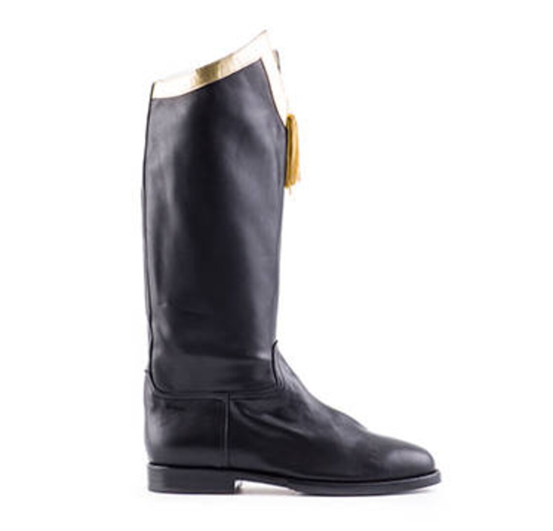 18th Century Historical Men Hessian Boots in Black Leather Etsy UK