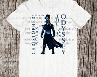 The Odyssey Inspired Movie Shirt, Epic Greek Mythology Graphic Tee, Christopher Nolan Fan Gift, Minimalist Cinema T-Shirt