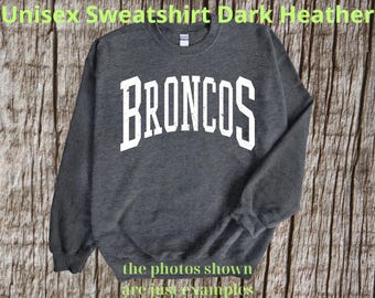 Vintage Broncos T-Shirt, Broncos Mascot Shirt, Broncos Gameday Shirt, Broncos Shirt, Broncos Team Shirt, Go Broncos, mascot Broncos