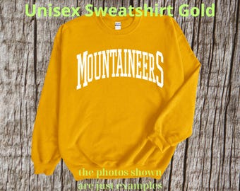 Vintage Mountaineers T-Shirt, Mountaineers Mascot Shirt, Mountaineers Gameday Shirt, Mountaineers Team Shirt, Go Mountaineers