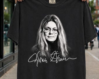 Gloria Steinem Shirt, Feminist Icon Tee, Women's Rights Shirt, Feminist Activist T-Shirt, Women's History Gift, Equality Tee #2