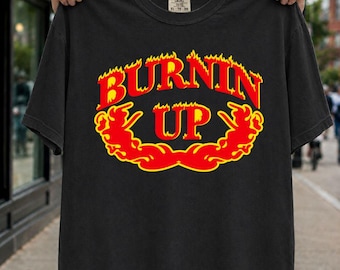 Burnin Up Shirt, Retro Pop Rock T-Shirt, 2000s Music Tee, Concert Fan Shirt, Y2K Graphic Gift