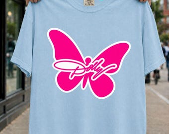 Dolly Parton Butterfly  Shirt, Dolly Parton Portrait Tee, Country Music T-Shirt, Western Music Fan Gift, Dolly Forever Shirt #2